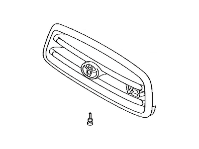 Toyota 53100-0C070-A1 Grille,  Radiator