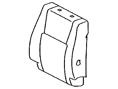 Toyota 71073-0C240-B2 Cover,  Front Seat Back,  RH(For Separate Type)