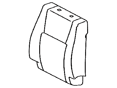 Toyota 71074-0C210-B0 Cover,  Front Seat Back,  LH(For Separate Type)