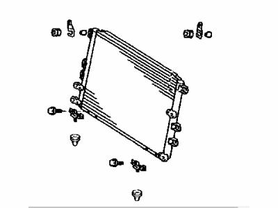 Toyota 88460-0C030 Condenser Assy,  Cooler