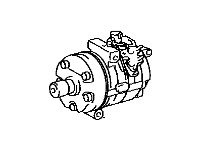 Toyota 88320-0C100 Compressor Assembly, Cooler