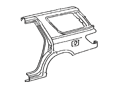 Toyota 61612-0C010 Panel,  Quarter,  LH