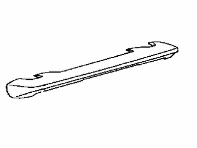Toyota 76871-0C900 Spoiler Sub-Assy,  Rear