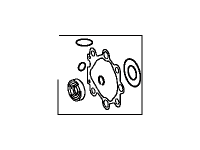 Toyota 04446-04010 Gasket Kit,  Power Steering Pump