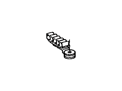 Toyota 47371-34040 Clamp,  Brake Tube,  NO.1
