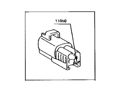 Toyota 90980-11050 Housing, Connector Male