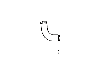 Toyota 16282-50070 Hose,  Water By-Pass,  NO.5