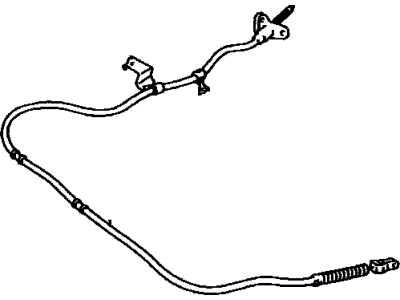 Toyota 46420-34080 Rear Cable