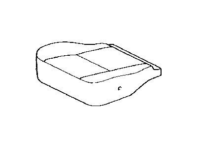 Toyota 71072-0C150-E1 Cover,  Front Seat Cushion,  LH(For Separate Type)