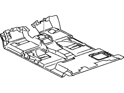 Toyota 58510-0C070-E0 Carpet Assy,  Floor,  Front
