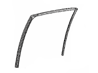 Toyota 68142-33130 Run,  Rear Door Glass,  RH