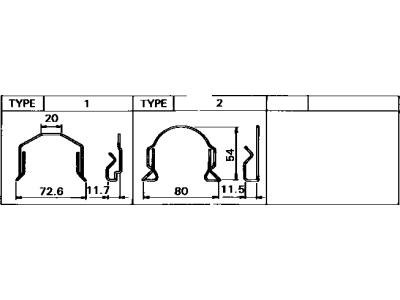 Toyota 31232-35030 Clip Or Spring, Release Bearing Hub