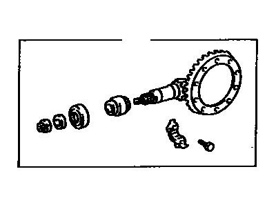 Toyota 41201-39795 Final Gear Kit,  Differential,  Rear