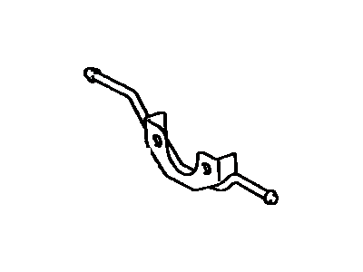 Toyota 17587-35020 Bracket,  Exhaust Tail Pipe(For Front)