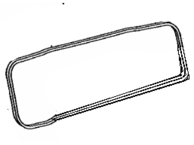 Toyota 67882-35011 Weatherstrip,  Back Door,  NO.2