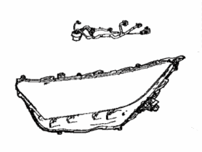 Toyota 81130-42B20 Unit,  Headlamp,  RH