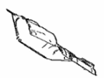 58151-42070 Toyota Insulator, Front Floor Heat Illustration 1 of 1