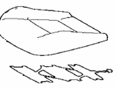 Toyota 71072-42E10-C0 Cover,  Front Seat Cushion,  LH(For Separate Type)