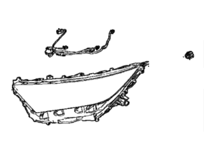 Toyota 81110-42D90 Headlamp Assy,  RH