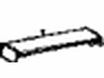 Toyota 75554-42050 Moulding,  Roof Drip Side Finish,  Rear LH