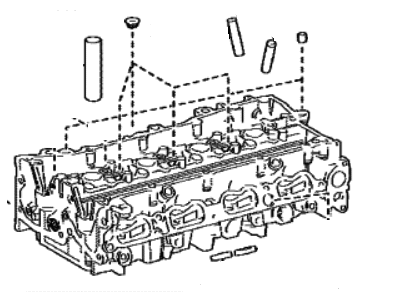 Toyota 11101-29627 Cylinder Head