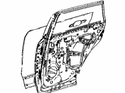 Toyota 67003-42200 Panel Sub-Assy,  Rear Door,  RH