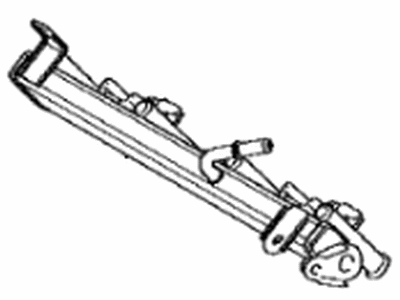 Toyota 23814-25022 Pipe Sub-Assy,  Fuel Delivery