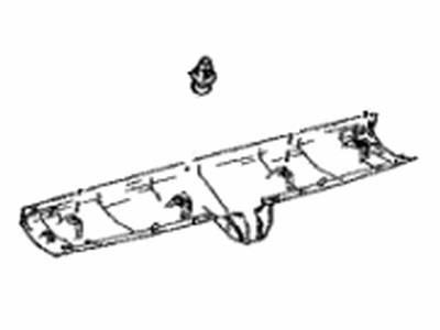 Toyota 67939-42060-C0 Garnish,  Back Door,  Center