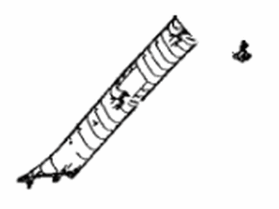 Toyota 62210-42170-C0 Garnish,  Front Pillar,  RH