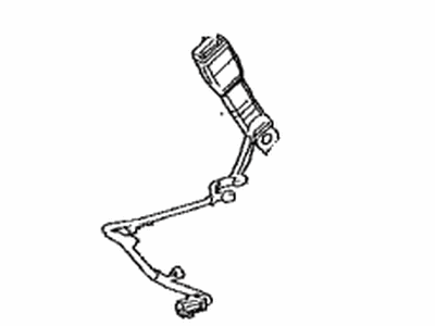 Toyota 73230-42270-C0 Belt Assy,  Front Seat Inner,  LH