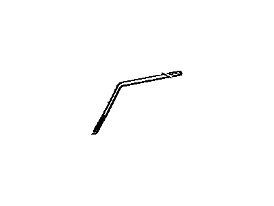 Toyota Corolla Door Moldings - 75751-12140