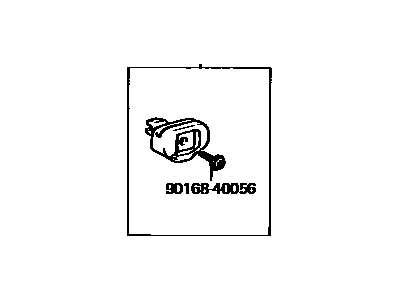Toyota 75039-12020 Clip Sub-Assy,  Quarter Window,  NO.1