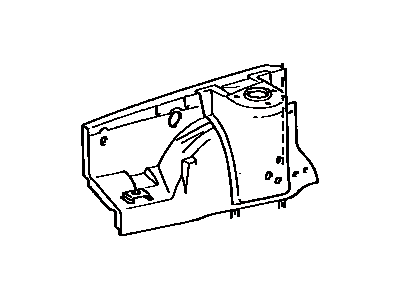 Toyota 53701-12913 Apron Panel