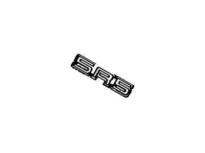 Toyota 75443-12510 Nameplate