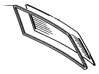 Toyota 64801-12460 Rear Glass