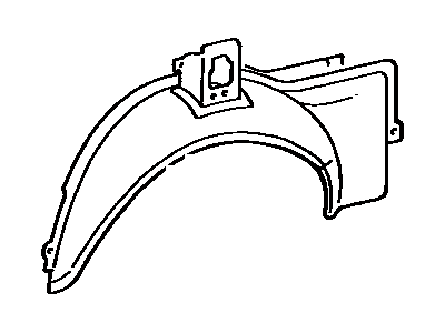 Toyota 61632-12902 Outer Wheelhouse