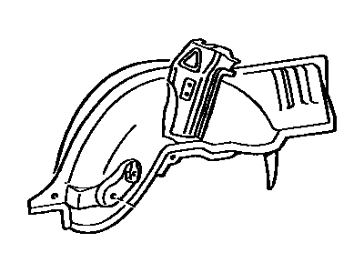 Toyota 61603-12905 Inner Wheelhouse