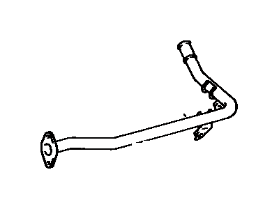 Toyota 87208-08150 Pipe,  Heater Water Outlet,  A