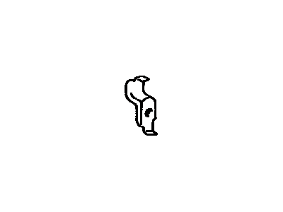 Toyota 17503-16010 Bracket,  Exhaust Pipe Front (For Rear)