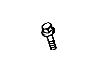 Toyota 90119-06256 Bolt, With Washer