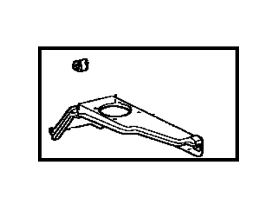 Toyota 64301-12030-02 Bracket Sub-Assembly, Package Tray, Passenger Side