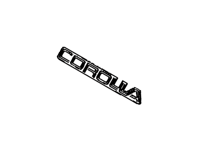 Toyota 75441-12480-13 Nameplate