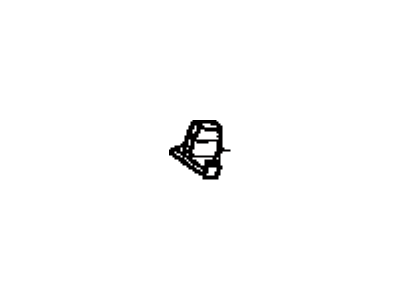Toyota 52522-48010 Retainer,  Front Bumper Upper Side