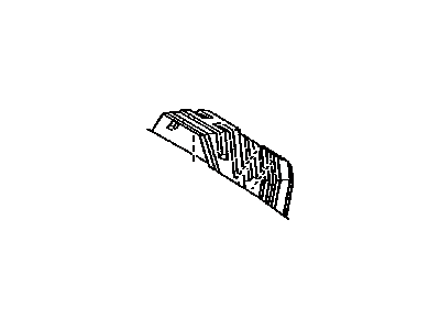 Toyota 58151-48031 Insulator, Front Floor Heat