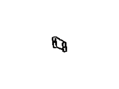 Toyota 73118-48010 Plate,  Belt Support