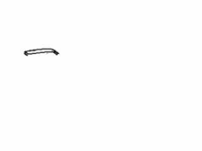 Toyota 75553-48040 Moulding,  Roof Drip Side Finish,  RH
