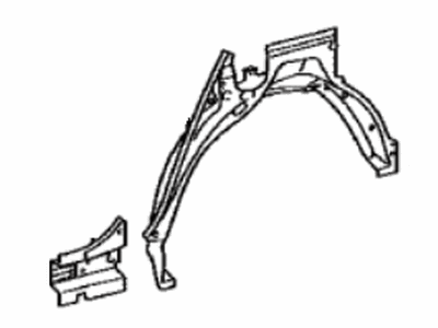 Toyota 61631-48904 Panel,  Quarter Wheel House,  Outer RH