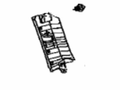 Toyota 62638-48040-B0 Garnish,  Quarter Pillar,  RH