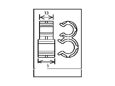 Toyota 90464-00766 Clamp