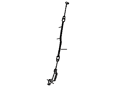 Toyota 79910-48010 Cable Assy,  Rear Seat Turn,  NO.1